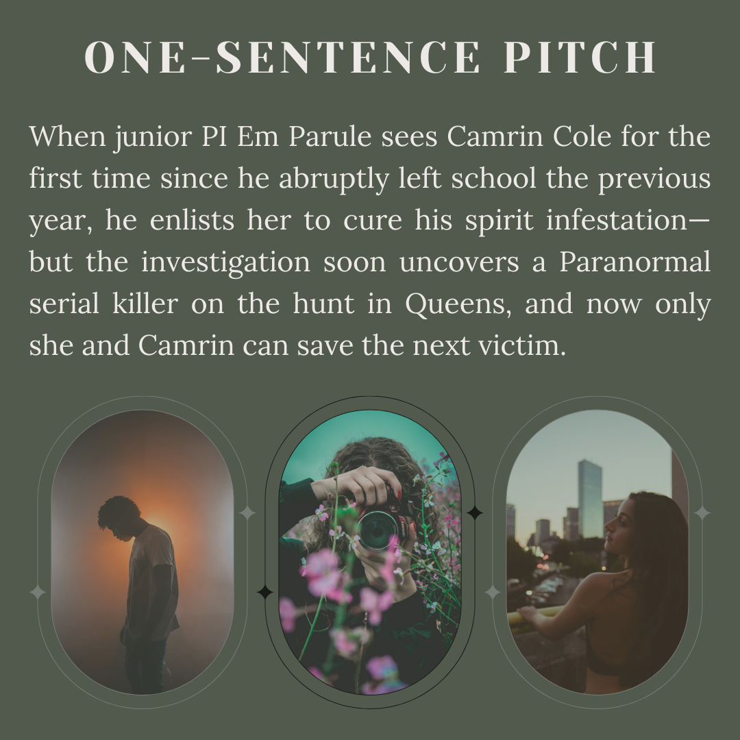 An agents guide to my manuscript: Spirited Away x Nancy Drew in New York City; YA Paranormal Mystery; 89,000 words; LGBTQ+ main characters; Platonic f/m friendship; Disability rep; Secret library; Themes - Grief/Death, Healing, Found family